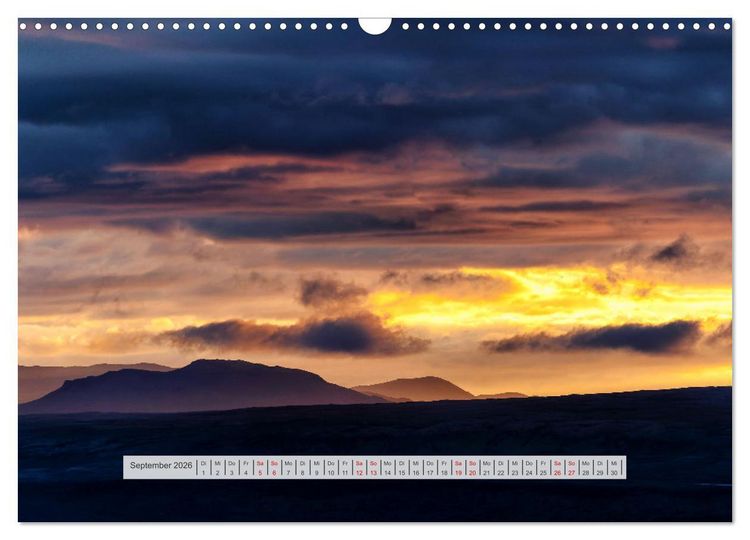 Produktbild: Island - Insel der Sehnsucht (Wandkalender 2026 DIN A3 quer), CALVENDO Monatskalender
