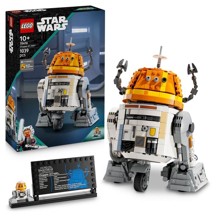 Bild vom Artikel LEGO Star Wars 75416 Ahsoka Astromech-Droide Chopper (C1-10P) Figur vom Autor 