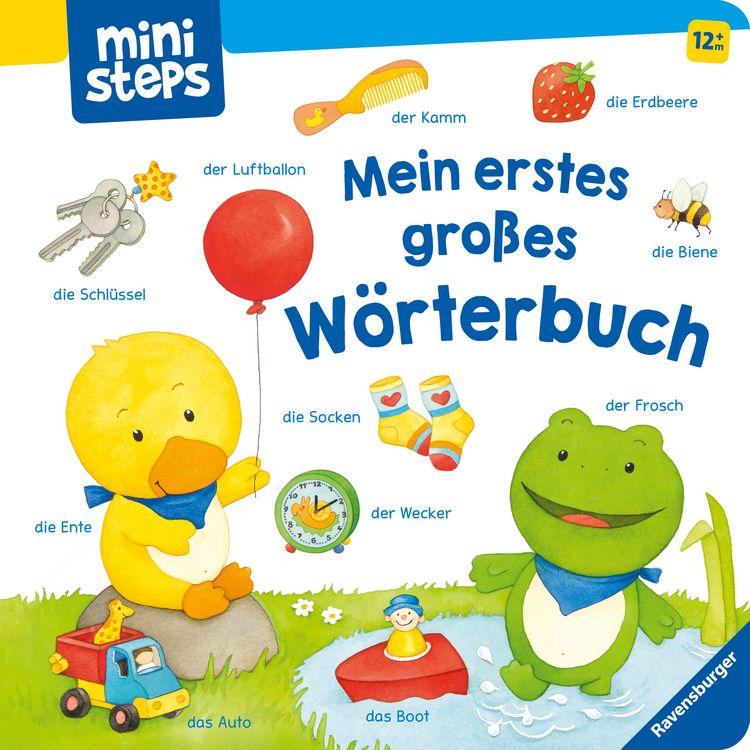Ravensburger Ministeps Rasselbuch – Für Babys Ab 3 Monaten, Mit Geräuschen & Greif-Elementen, Fördert Sinne & Motorik