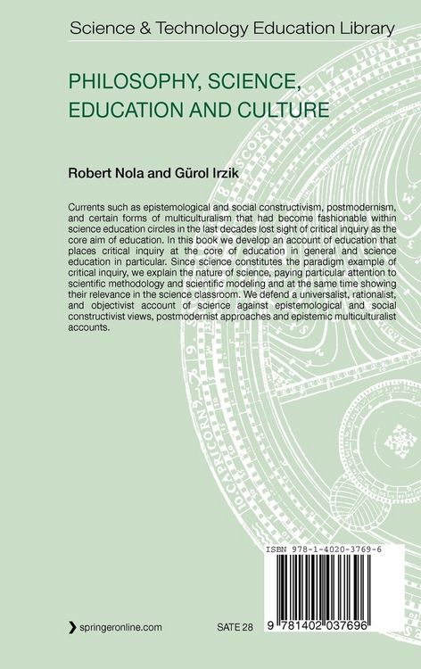 Produktbild: Philosophy, Science, Education and Culture
