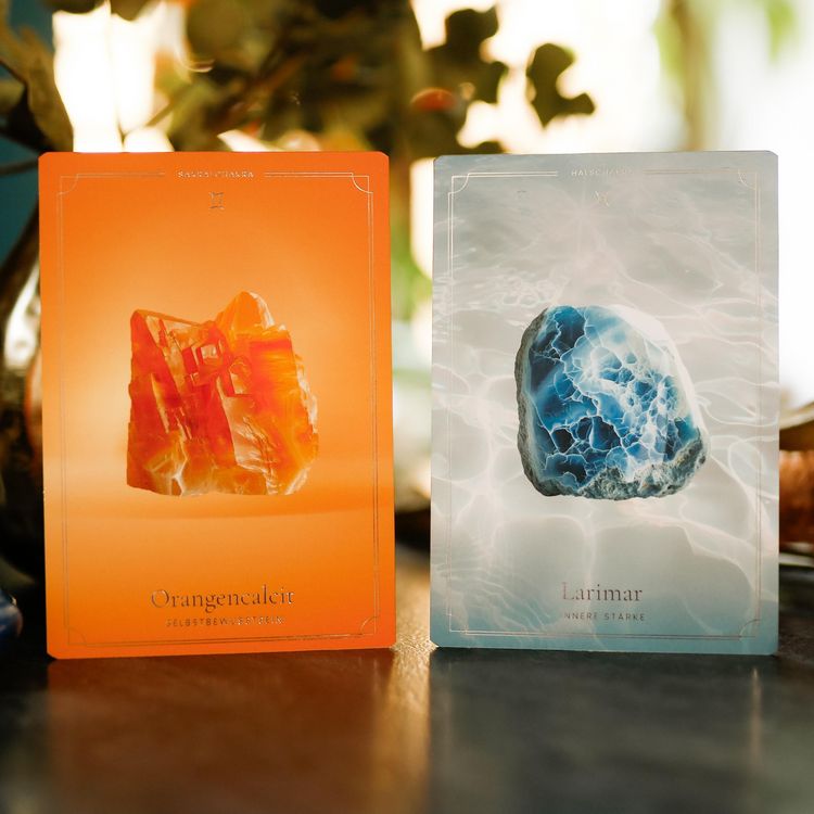 Produktbild: Crystal Healing Cards - 44 Karten mit Botschaften und Anleitung (Heilsteine, Edelsteine, Kristalle - Bedeutung und Anwendung)