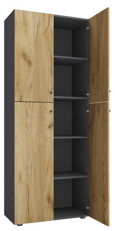 Produktbild: B&uuml;roschrank B&uuml;cher Ordner Aktenschrank Lona 5fach