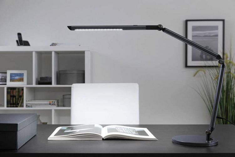 Produktbild: Paulmann FlexBar 41300 LED-Schreibtischleuchte LED 10.6W Anthrazit (metallic)