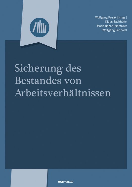 Produktbild: Sicherung des Bestandes von Arbeitsverh&auml;ltnissen