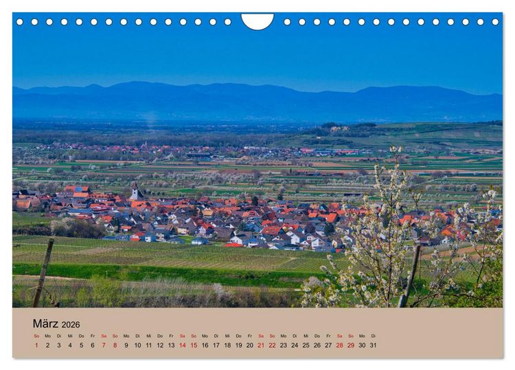 Produktbild: Kaiserstuhlblicke (Wandkalender 2026 DIN A4 quer), CALVENDO Monatskalender