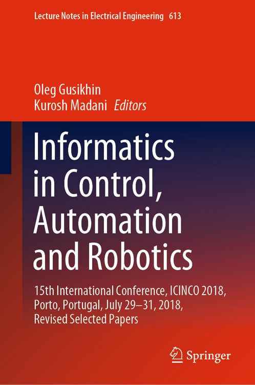 Produktbild: Informatics in Control, Automation and Robotics