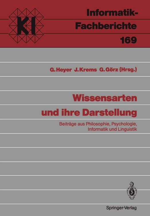 Produktbild: Wissensarten und ihre Darstellung