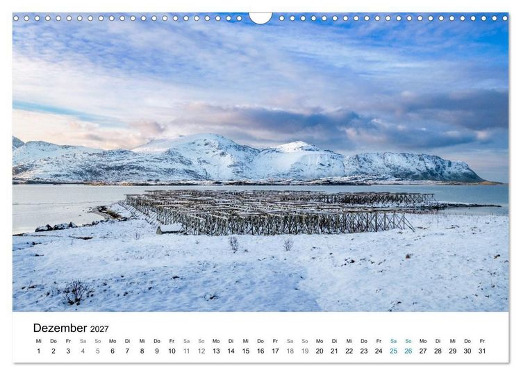 Produktbild: ZAUBERHAFTES NORWEGEN (Wandkalender 2027 DIN A3 quer), CALVENDO Monatskalender
