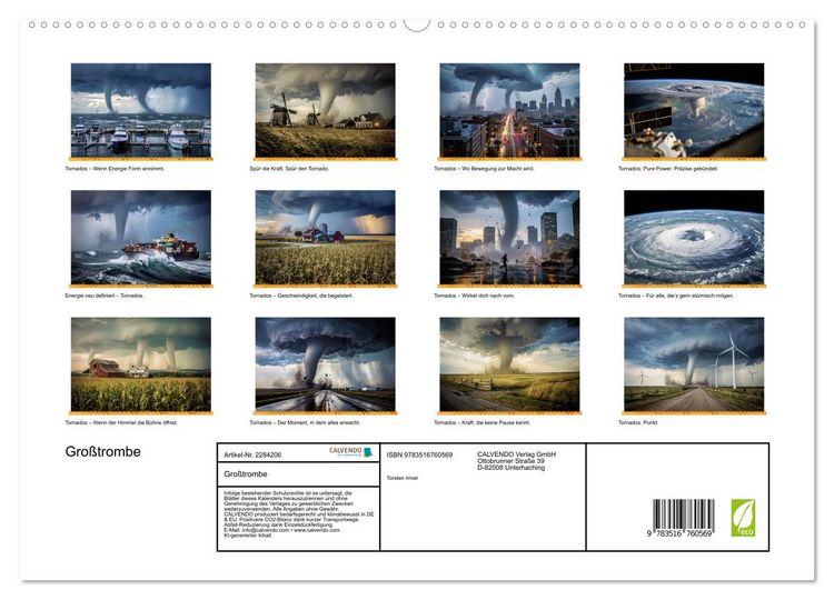 Produktbild: Gro&szlig;trombe (hochwertiger Premium Wandkalender 2027 DIN A2 quer), Kunstdruck in Hochglanz