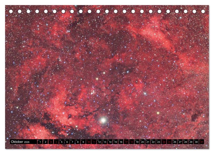 Produktbild: Weltwunder des Alls (Tischkalender 2026 DIN A5 quer), CALVENDO Monatskalender