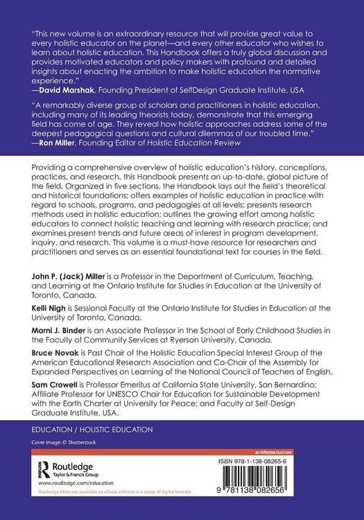 Produktbild: International Handbook of Holistic Education