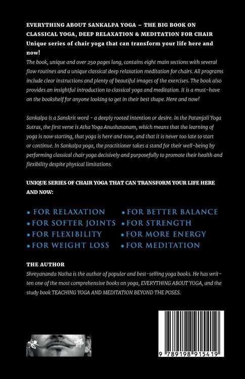 Produktbild: EVERYTHING ABOUT SANKALPA YOGA - THE BIG BOOK ON CLASSICAL YOGA, DEEP RELAXATION & MEDITATION FOR CHAIR