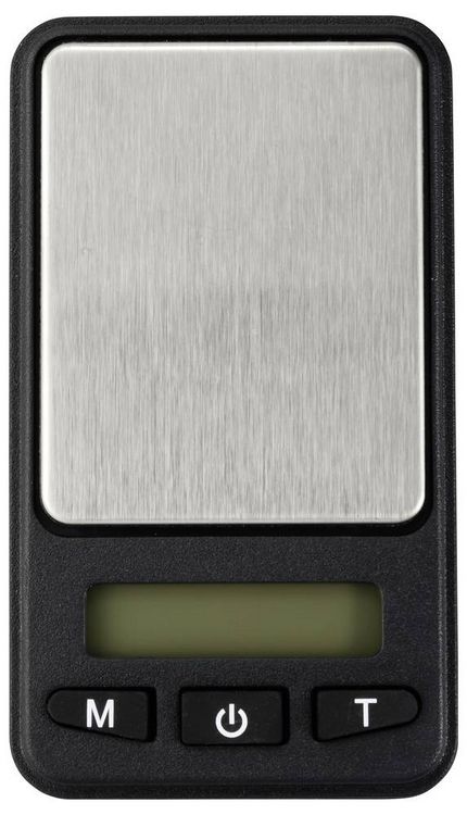 Produktbild: Basetech Taschenwaage SJS-60008 W&auml;gebereich (max.) 200 g Ablesbarkeit 0.01 g batteriebetrieben Silber