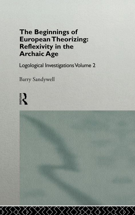 Produktbild: The Beginnings of European Theorizing