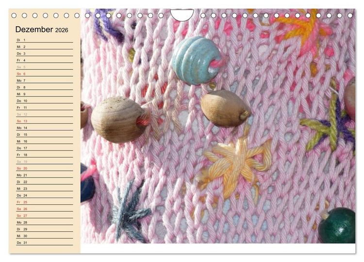 Produktbild: Urban Knitting L&uuml;neburg (Wandkalender 2026 DIN A4 quer), CALVENDO Monatskalender