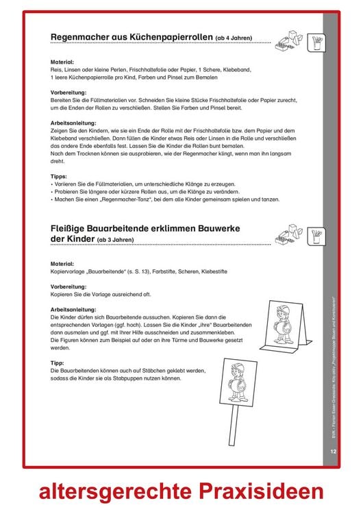 Produktbild: Kita aktiv Projektmappe Bauen und Konstruieren