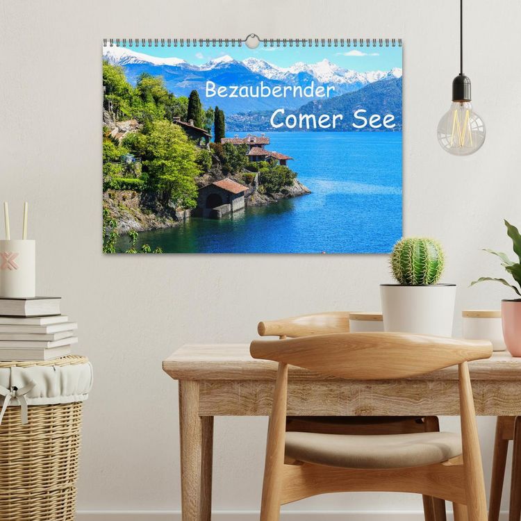 Produktbild: Bezaubernder Comer See (Wandkalender 2026 DIN A3 quer), CALVENDO Monatskalender