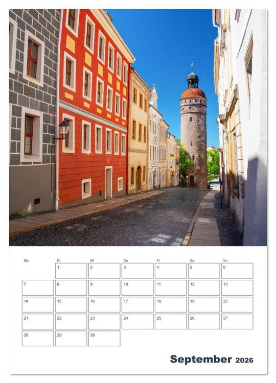 Produktbild: Zeit fuer Goerlitz-Planer &ndash; Fuer Herz und Heimatgefuehl (hochwertiger Premium Wandkalender 2026 DIN A2 hoch), Kunstdruck in Hochglanz