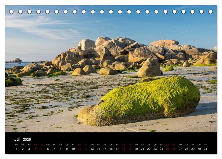 Produktbild: Sehnsucht Bretagne (Tischkalender 2026 DIN A5 quer), CALVENDO Monatskalender