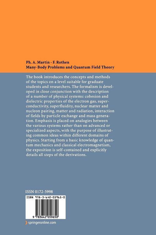 Produktbild: Many-Body Problems and Quantum Field Theory