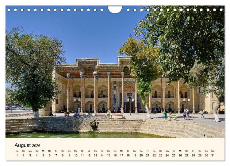 Produktbild: Zentralasien - Entlang der alten Seidenstra&szlig;e (Wandkalender 2026 DIN A4 quer), CALVENDO Monatskalender
