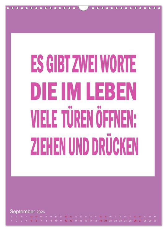 Produktbild: Memo an mich (Wandkalender 2026 DIN A3 hoch), CALVENDO Monatskalender