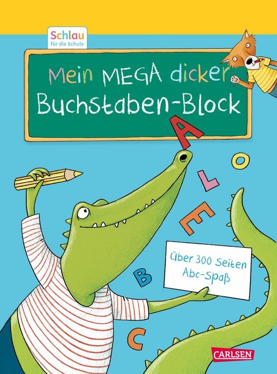 Produktbild: Schlau für die Schule: Mein MEGA dicker Buchstaben-Block