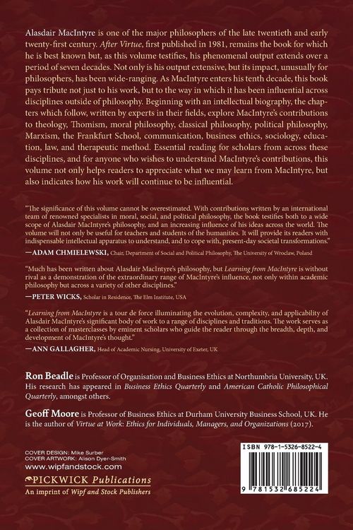 Produktbild: Learning from MacIntyre