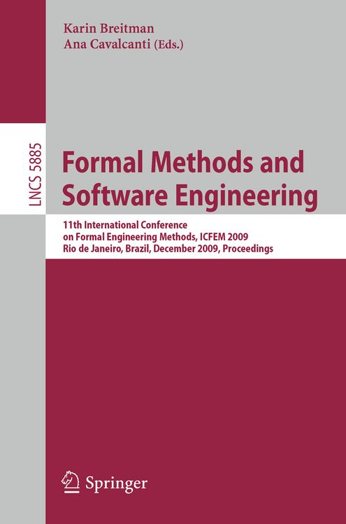 Produktbild: Formal Methods and Software Engineering