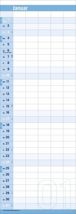 Produktbild: Allround-Familienplaner Vertical Kalender 2027