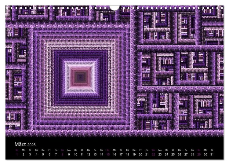 Produktbild: Die Farbe Lila (Wandkalender 2026 DIN A3 quer), CALVENDO Monatskalender