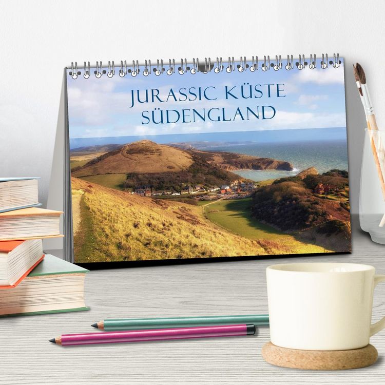 Produktbild: Jurassic K&uuml;ste - S&uuml;dengland (Tischkalender 2026 DIN A5 quer), CALVENDO Monatskalender