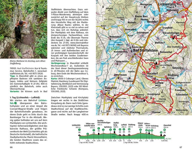 Produktbild: ROTHER Wanderbuch Wochenendtouren Franken