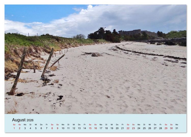 Produktbild: Chausey Inseln Magischer Insel - Archipel Frankreich (hochwertiger Premium Wandkalender 2026 DIN A2 quer), Kunstdruck in Hochglanz