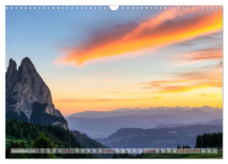 Produktbild: Fascinating Dolomite Alps (Wall Calendar 2026 DIN A3 landscape), CALVENDO 12 Month Wall Calendar