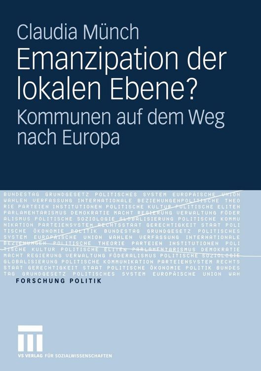 Produktbild: Emanzipation der lokalen Ebene?