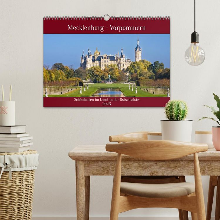 Produktbild: Mecklenburg &ndash; Vorpommern, Sch&ouml;nheiten im Land der Ostseek&uuml;ste (Wandkalender 2026 DIN A3 quer), CALVENDO Monatskalender