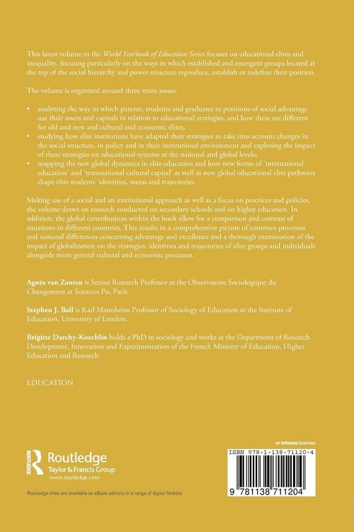Produktbild: World Yearbook of Education 2015