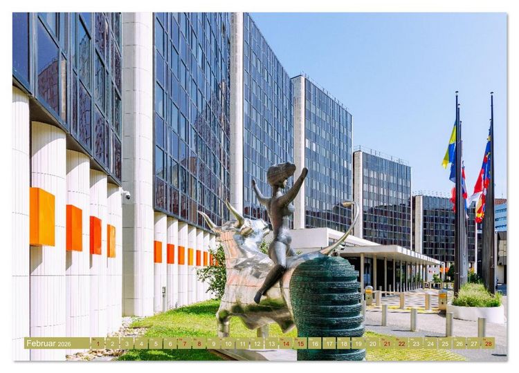 Produktbild: Strasbourg. Europa trifft Elsass: Architektur und Atmosph&auml;re (Wandkalender 2026 DIN A2 quer), CALVENDO Monatskalender