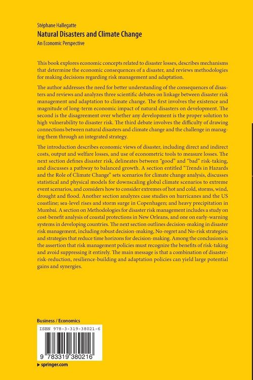 Produktbild: Natural Disasters and Climate Change