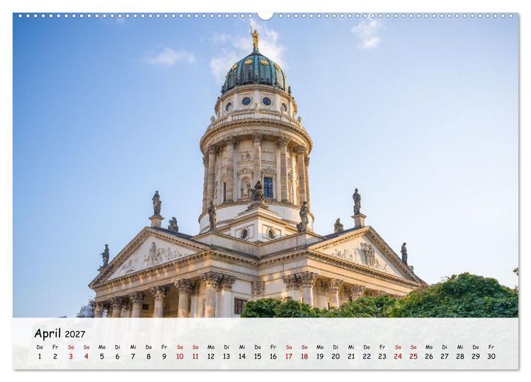 Produktbild: Berlin - Zwischen Alexanderplatz und Brandenburger Tor (hochwertiger Premium Wandkalender 2027 DIN A2 quer), Kunstdruck in Hochglanz