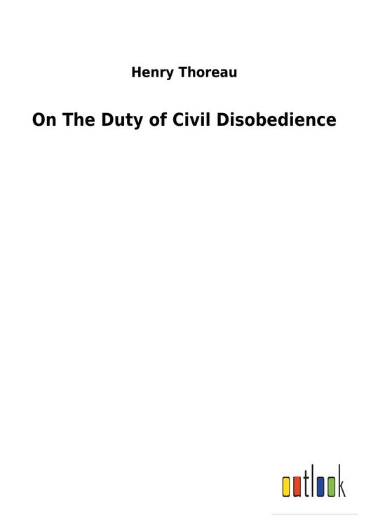 Produktbild: On The Duty of Civil Disobedience