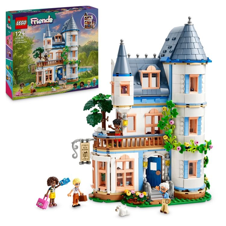 Bild vom Artikel LEGO Friends Burg mit Ferienunterkunft, Hotel-Spielset mit Figuren 42638 vom Autor 