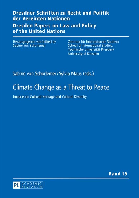Produktbild: Climate Change as a Threat to Peace