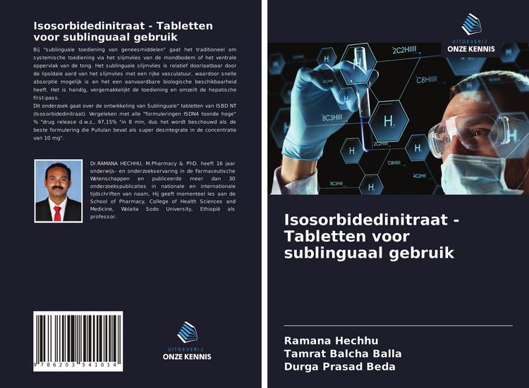 Produktbild: Isosorbidedinitraat - Tabletten voor sublinguaal gebruik
