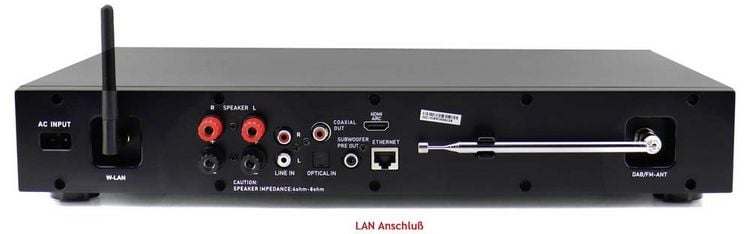 Produktbild: Soundmaster ICD4350SW CD-Player Schwarz WLAN, DAB+, CD-Player, Bluetooth&reg;, Internetradio