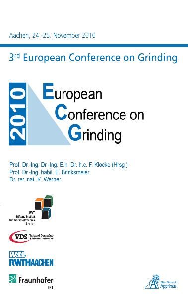 Produktbild: 3rd European Conference on Grinding ECG