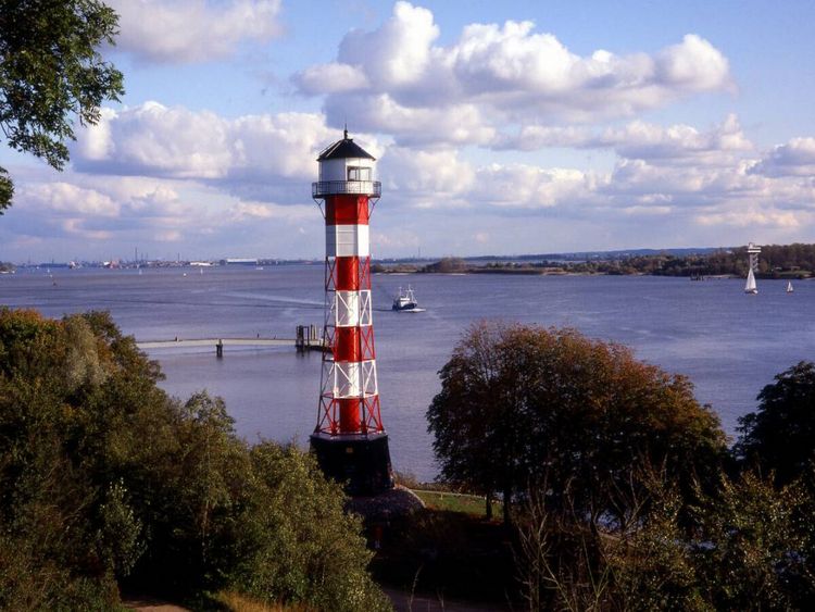 Produktbild: CALVENDO Puzzle Leuchtturm Wittenbergen, Elbe | 1000 Teile Lege-Gr&ouml;&szlig;e 64x48cm Foto-Puzzle f&uuml;r gl&uuml;ckliche Stunden