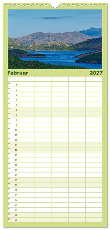 Produktbild: Familienplaner 2027 - Albanien. Eine Entdeckungsreise. mit 5 Spalten (Wandkalender, 21 x 45 cm) CALVENDO