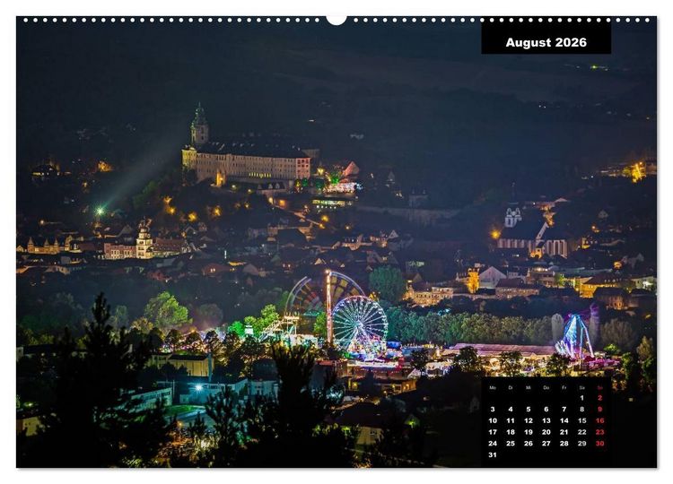 Produktbild: Rudolstadt - Schwarza (hochwertiger Premium Wandkalender 2026 DIN A2 quer), Kunstdruck in Hochglanz